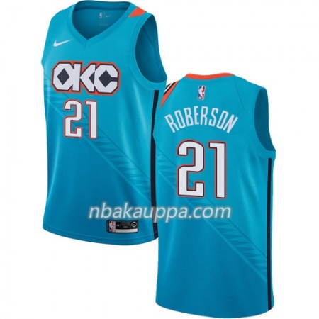 Oklahoma City Thunder Andre Roberson 21 2018-19 Nike City Edition Sininen Pelipaidat Swingman - Miesten